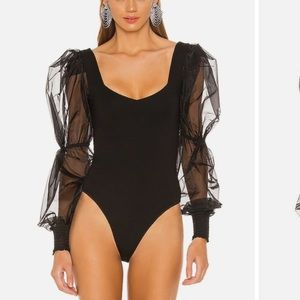 NBD Blaine Bodysuit in Black